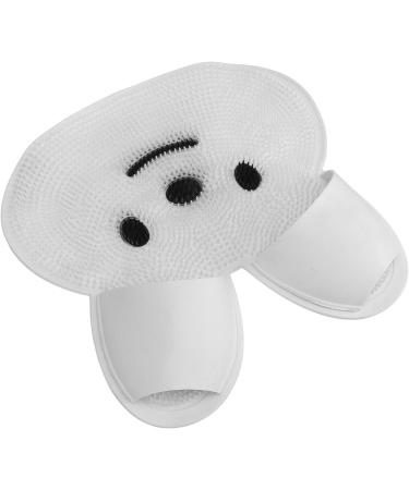 Shower Foot Cleaning Pad - Non-Slip Foot Scrubber Mat | Relieve Bathroom Fatigue (White) - International Shipping Available - Buy Online on GoSupps.com