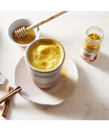 Turmeric Latte Mix - Exclusive Vegan Recipe - Powdered Drink with Turmeric Ginger Cinnamon and Pepper - Golden Milk - Buy Online on GoSupps.com