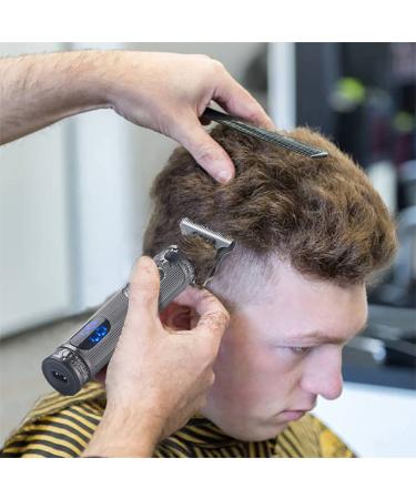 Styleader Professional Cordless Hair Trimmer - Zero Gapped T-Blade Clipper for Men - Beard Shaver and Detail Grooming Kit in Gray - Buy Online on GoSupps.com