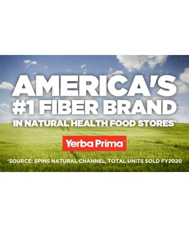 Yerba Prima Fiber Plus Senna Capsules 180 Count (3 Pack) - Gentle Overnight Relief USA Made Non-GMO Gluten-Free - Buy Online on GoSupps.com
