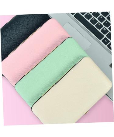 Fomiyes Pink Tweezers Storage Box Case | Eyebrow Tool Organizer | Leather Makeup Container 18x9.8cm | Protective Wimper Box - Buy Online on GoSupps.com