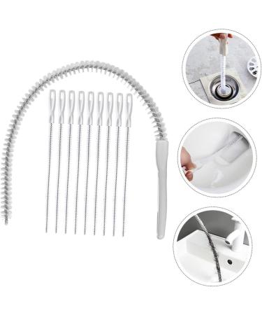 10pcs Sink Snake Drain Cleaning Sticks - Hair Catcher & Remover Tool for Effortless Drain Maintenance - Buy Online on GoSupps.com