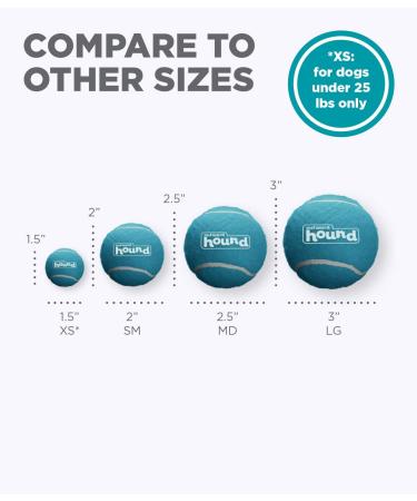 Outward Hound 8-Pack Squeaker Ballz Tennis Toys for Dogs | Small Squeaker Balls for Fetching | Interactive Dog Toys - Buy Online on GoSupps.com