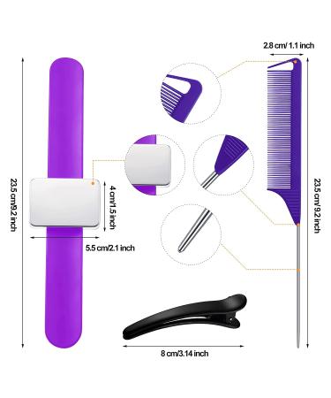 Magnetic Wrist Pin Holder Set with Hair Styling Accessories - Bright Colors - Buy Online on GoSupps.com