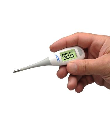ADC Fast Read Digital Thermometer - Flexible Tip, Quick Read LCD & Color-Coded Backlight - Buy Online on GoSupps.com