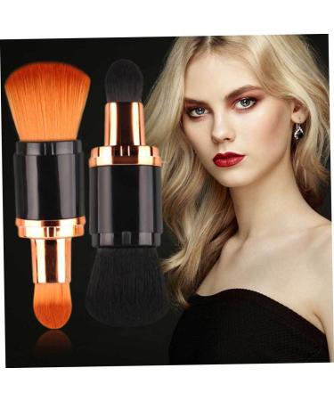 Ipetboom Foundation Brush Professional Makeup Brush Synthetic Makeup Brush Powder Brush Double Ended Makeup Brush Dual Ended Brush Cosmetics Brush Dual Ended Makeup Brush Paint Double Head - Buy Online on GoSupps.com