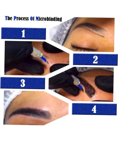 Skin Golden Eyebrow Microblading Manual Practice Semi-permanent with Storage Pen Pencil Kit - Buy Online on GoSupps.com