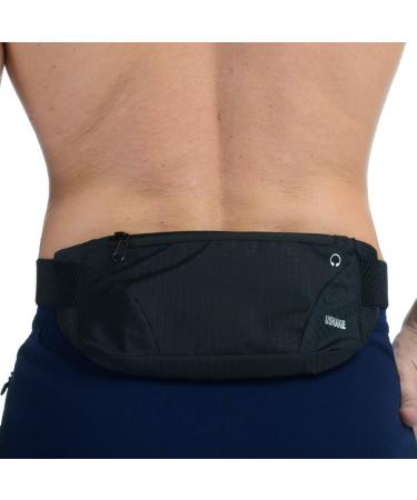 USHAKE Ultra Light Bounce Free Running Belt for Men and Women - Black - Buy Online on GoSupps.com