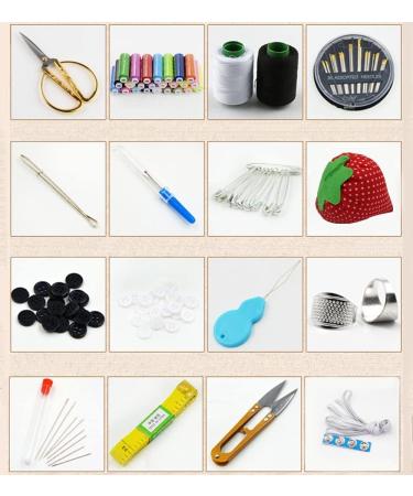 Flytreal Retro Dandelion Sewing Kit Basket - Hand Sewing Repair Tool Kit for Beginners - Universal Accessories for Women, Men, Adults, Girls, Kids - Buy Online on GoSupps.com