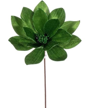 Vickerman 705308-22" Black Velvet Sheen Glitter Trim Poinsettia Spray (4 Pack) (RG223317) - Buy Online on GoSupps.com