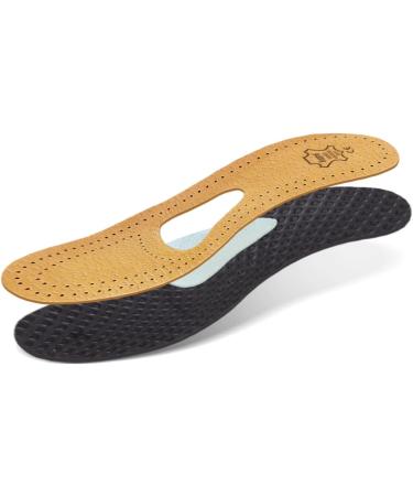 Orthotic Leather Insoles for Morton's Neuroma & Forefoot Pain | Metatarsal Arch Support & Cushion | Kaps Allevia (Women 9 US / Men 7 US / 40 EUR) - Buy Online on GoSupps.com