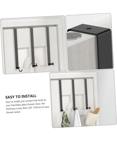 DOITOOL 4 pcs Door Hook Over Door Clothes Hanger Rack Wall Mount Clothing Rack Towel Racks for Bathroom - Buy Online on GoSupps.com