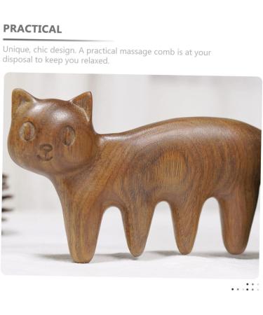 Beavorty 5-St K tchchen Massage Comb | Wide Tooth Wooden Hair & Scalp Massager Tool for Acupuncture Points | Ideal Travel Device - Buy Online on GoSupps.com