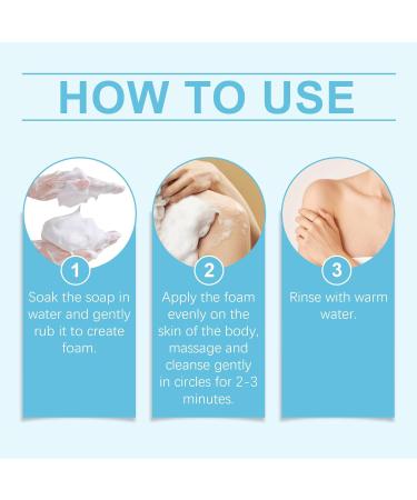 VKaoess Coconut & Persimmon Solid Soap Bar Natural Eco Friendly Body Wash Bar for face and body gentle cleansing for natural skin refreshing scent for men and women 3 pieces - Buy Online on GoSupps.com