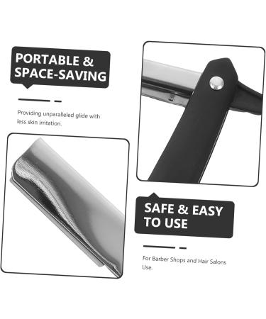Wofashpuret Vintage Straight Hairdresser Razor - Sharp Metal Shave Razor for Men | Premium Barber Straight Edge Shaving - Buy Online on GoSupps.com