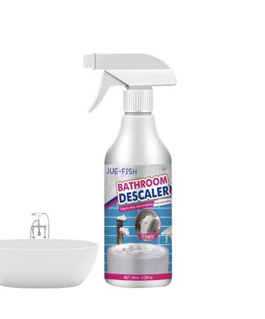 5 Pcs Bathroom Descaler Cleaner - 60ML Stain Removal for Bathroom - Multi-Purpose Descaler for Household Items Shower Door Cleaner Soap Scum Remover for Shower Sink Cleaner Dobooo