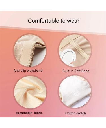 Women's Beige Medium Cross Compression Abs Shaping Pants | Tummy Control, Butt Lift, Slimming Body Shaper - Buy Online on GoSupps.com