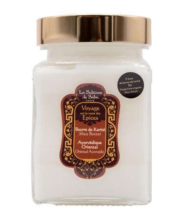 La Sultane de Saba - Ayurvedic Shea Butter Amber Vanilla Patchouli scent 300gr - Traveling on the road of Spices - Ayurvedic treatment