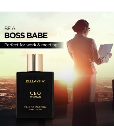 Bella Vita Luxury CEO Woman Eau De Parfum Perfume with Bergamot Tonka & Vanilla|Premium Long Lasting Woody & Fruity Fragrance Scent for Women 100 ML - Buy Online on GoSupps.com