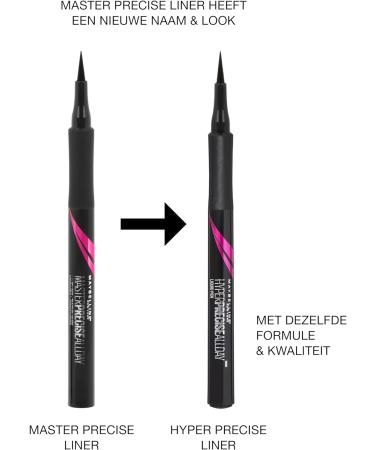 Maybelline Hyper Precise All Day Liner Black - Long-Lasting Waterproof Formula - Buy Online on GoSupps.com