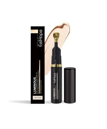 Luminous Eye Corrector SPF 41 Dark Circles Under Eye Treatment Color Corrector Anti-Aging Tinted Eye Cream Luminous Eye Corrector Hydrating Eye Serum Cream (Ivory White 1.5 Fl Oz) Ivory White 2.2 Fl Oz (Pack of 1)
