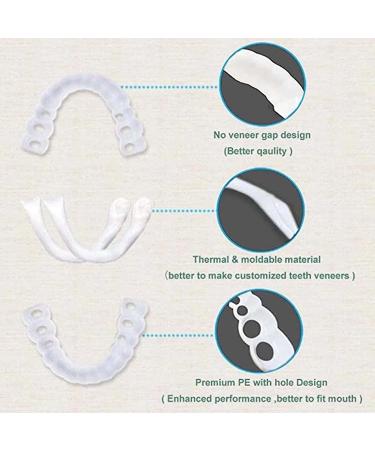 LAMILL DIY Dentures Teeth Veneers for Men and Women - Elastic Tooth Cover - Perfect Smile Solution (2 PCS) - Buy Online on GoSupps.com