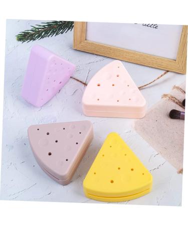 FRCOLOR 4pcs Silicone Beauty Powder Puff Storage Tool Makeup Sponge Holder & Triangular Case for Easy Organization - Buy Online on GoSupps.com