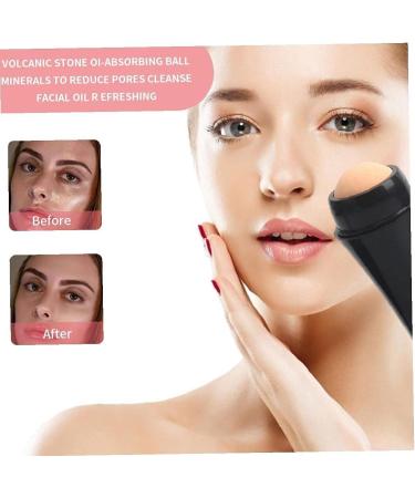 Volcanic Face Roller -Absorbing Stone Ball Tool Black Fashion Design - Buy Online on GoSupps.com