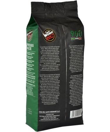 Caff Vergnano 1882 Espresso Dolce 900 - Whole Coffee Beans 1kg - Buy Online on GoSupps.com