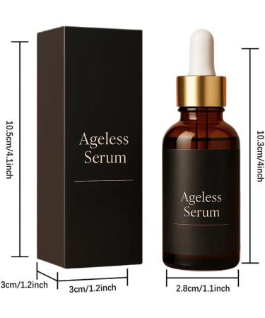 Ageless Serum advanced rejuvenating oil reduces fine lines and wrinkles deeply moisturizing firms the skin suitable for all skin types 2pcs - Buy Online on GoSupps.com