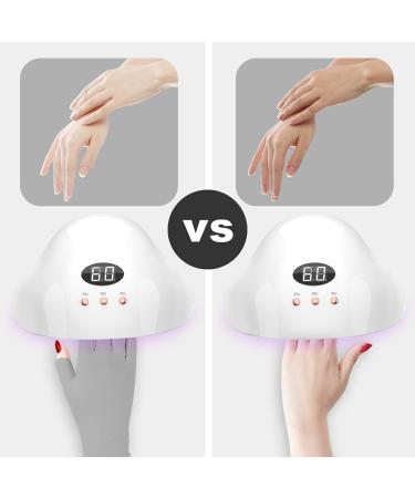 Arqumi UV Gloves for Gel Nails - 2 Pairs, Grey | UV Protection for Gel Manicures - Buy Online on GoSupps.com