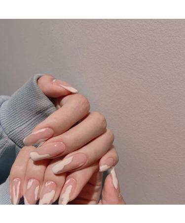 False Nails Press On Nails Fake Nails Artificial Full Cover Manicure Tool Nail Tips 24pcs/Box Artificial Finger Acrylic Nail Kit Manicure Kit for Women (Size : 07) (3) - Buy Online on GoSupps.com