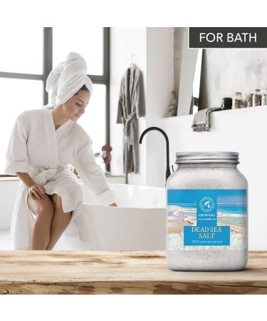 Dead Sea Salt 35 Oz - Natural Bath Salts for Good Sleep, Stress Relief, and Beauty - 1 kg Pack - Buy Online on GoSupps.com