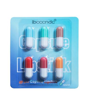 Richolyn Lip Pills Lipstick | Pill Shape Lipstick, 24 Hour Lipsticks, Nude Velvet LipstickLong Lasting, Lipstick in