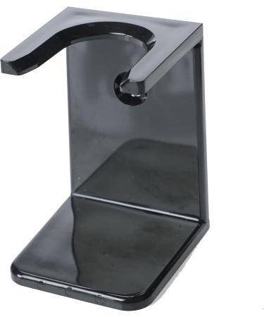 Shaving Brush Holder - Black Plastic with Red/Black Synthetic Hair Brush | International Shipping Available - Buy Online on GoSupps.com