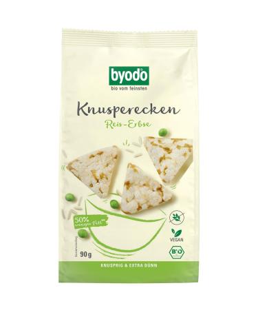ByoDo Byodo Crispy Coins with Rice and Peas (90g) - Organic