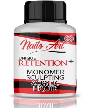 NAIL ART UNIQUE RETENTION+ NAIL ACRYLIC LIQUID fast setting monomer retention 30ML - Buy Online on GoSupps.com