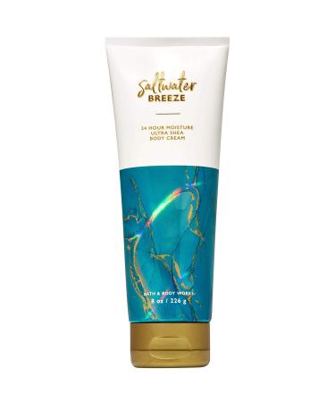 Bath and Body Works SALTWATER BREEZE Ultra Shea Body Cream 8 Ounce  2020 Limited Edition