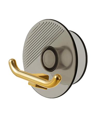 Shizuku socket holder socket plug-organizer hook |Toothbrush and razor holder for the shower drill-free self-adhesive storage hook for razor coat towel robbery translucent gray