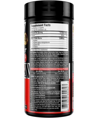 Six Star Pro Nutrition Pre-Workout N.O. Fury - 60 Caplets for Energy & Focus - Buy Online on GoSupps.com