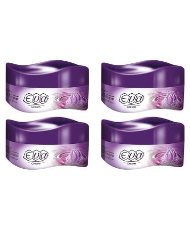 Egyptan Eva Skin Care Moisturizing Cream with Glycerin for Dry Skin Daily Face & Body Moisturizer Softener 170gm / 6oz (Pack of 4)