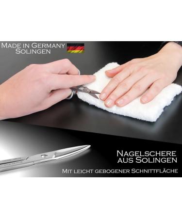Premium Solingen Nail Scissors - German Stainless Steel Manicure & Pedicure Tools for Sharp Precision - Buy Online on GoSupps.com