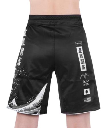 Tatami Women's Kanagawa Fight Shorts - Black Large - Buy Online on GoSupps.com