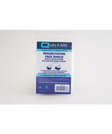 Qualicare Resuscitation Face Shield for Mouth to Mouth CPR