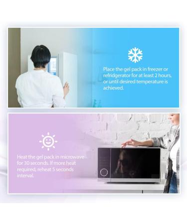 Newgo Migraine Mask & Cap - Ultimate Ice Headache Relief Hat for Sinus & Stress - Full Coverage (Purple Violet) - Buy Online on GoSupps.com