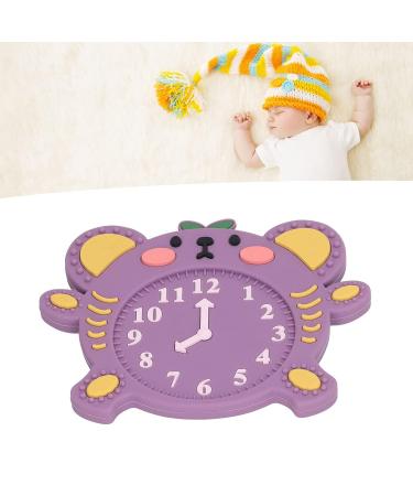 Teething Toy  Soft Silicone Cute Cartoon Animal Alarm Clock Shaped Oral Motor Chewy Tool Gum Relief for Boys and Girls Infants Toddlers(Type 1) - Buy Online on GoSupps.com