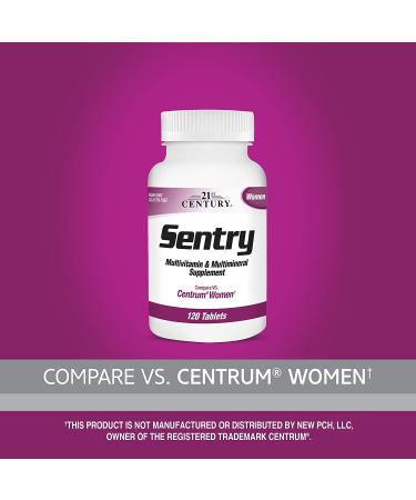 21st Century Sentry Women Multivitamins & Minerals - 120 Tablets for Optimal Health - Buy Online on GoSupps.com