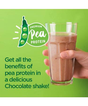 VeganSmart Pea Protein Vegan Shake - Chocolate Flavor (20.6 oz | 585 g) - Plant-Based Nutrition - Buy Online on GoSupps.com