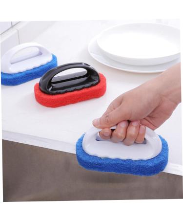 Buy SOLUSTRE 3pcs Tile Cleaning Brush Set - Effective Scouring Pads & Dishwasher Sponge for Easy Cleaning | International Shipping Available - Buy Online on GoSupps.com