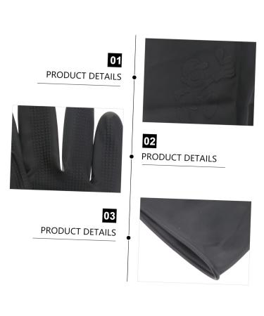 MERRYHAPY 3 Pairs Hair Salon Gloves Hair Shampoo Gloves Barber Gloves Hair Dye Glove - Buy Online on GoSupps.com